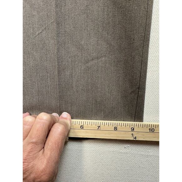 The Limited Stretch Women's Brown Dress Pants Size 10 Long Career Side Zip - Picture 12 of 14